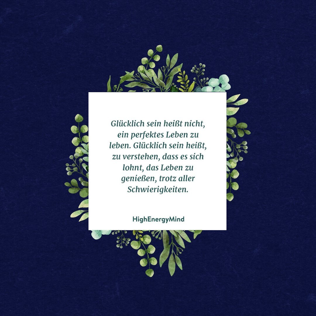 Kommentiere jetzt mit ICH ZIEHE GLÜCK AN ❤️ ⠀ ⁣⁣⁣⁣Glücklich sein heißt nicht, ein perfektes Leben zu leben. Glücklich sein heißt, zu verstehen, dass es sich lohnt, das Leben zu genießen, trotz aller Schwierigkeiten. ⠀ 💫 Das Universum steht immer...