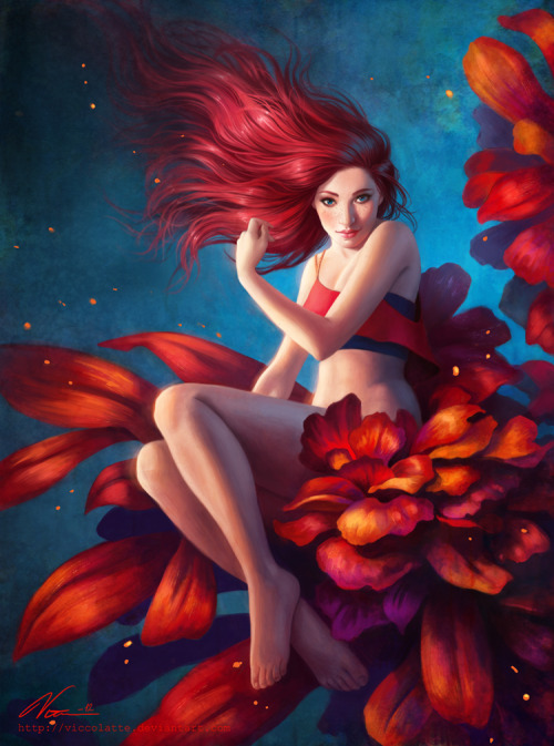 unknowneditors:  Viktoria G.  A series of vibrant paintings speckled with radiant contrasting colors. 