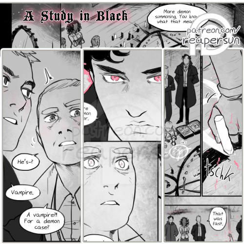 Support me on Patreon! => Reapersun on PatreonIt’s been awhile since I posted about these!Macchiato and A Study in Black are two comics I’ve been regularly updating on my Patreon; they’ll be wrapping up in July and August, making way for new