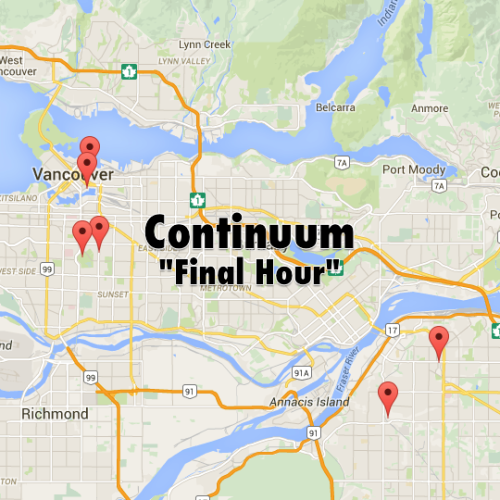 workingonmoviemaps: Continuum #406 “Final Hour” In the final episode of Continuum, 