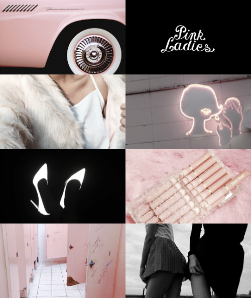 serenity-v:grease aesthetics - the pink ladies