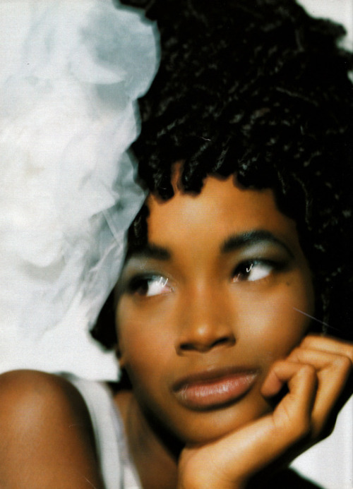 Beverly Peele by Friedemann Hauss for Marie Claire Deutsch, July 1991