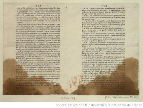 needsmoreresearch:Copies of L’Ami du Peuple stained with Marat’s blood.
