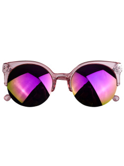 cyberrghetto:  Purple Half Frame Sunglasses