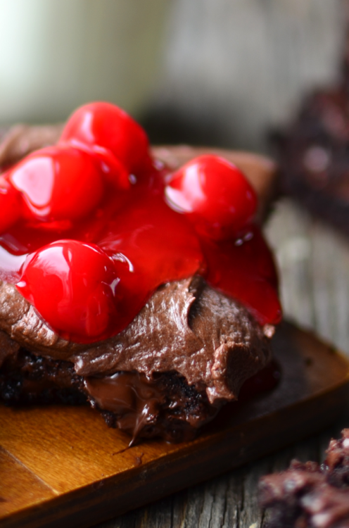 Black Forest Brownies | Yammie’s Noshery