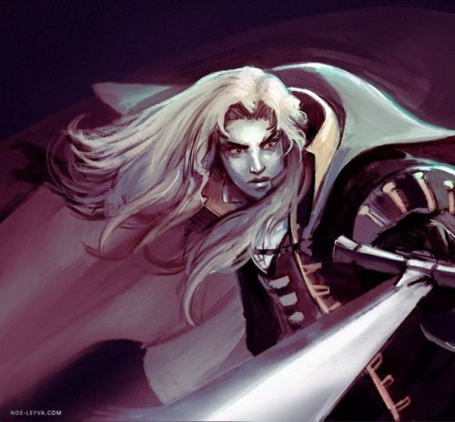 Castlevania Alucard fan art by Noe-Leyva One of my all time favs. Symphony of the Night is a game I 