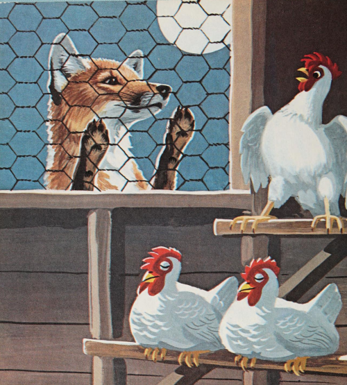 antiqueanimals:  From The Fox Book, written and illustrated by Jan Pfloog in 1965.