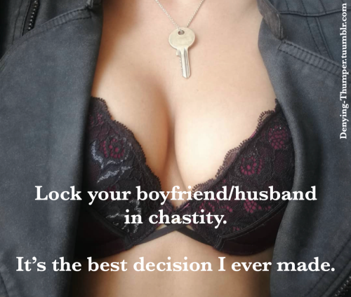 denying-thumper:  Support me for custom Chastity