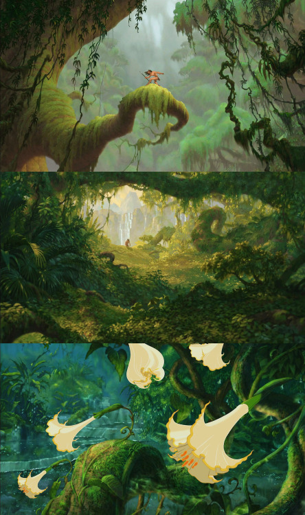  endless list of films with gorgeous visuals → Tarzan (1999)   “From this day on now and forever more, you’ll be in my heart.”  