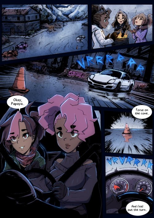 caffeccino:  Apex Limit is really ramping up as chapter 2 is coming to a close! Tensions are beginning to run high between Cinnamon and her new, mysterious rival, Peppermint! But as sparks fly between them, so does… some other feeling??? What could