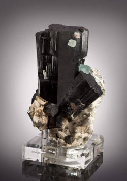 ifuckingloveminerals:  Schorl, AquamarineErongo Mountains, Erongo District, Namibia