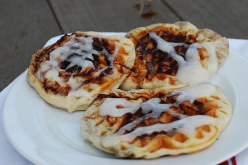 fattributes:  3-Minute Waffle Iron Cinnamon Rolls