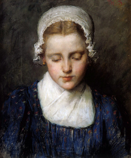 Portrait of a Young Girl, Therese Schwartze