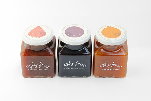 Designer Mirim Seo created Ugly Fruit juice, jams, and dried fruits out of unattractive produce dona