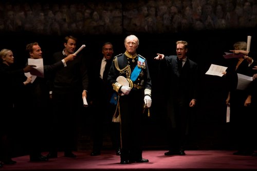 “King Charles III” by Mike BartlettMusic Box Theatre, 2015Starring Tim Pigott-Smith, Sally Scott, Ol