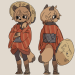 yagithegoat:fox and tanuki