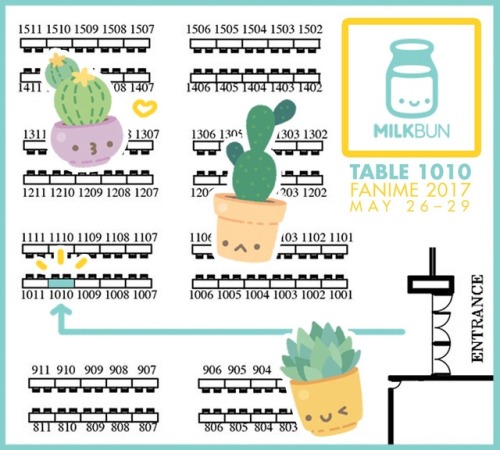 I&rsquo;ll be at Fanime this weekend at Table #1010. A straight walk from the entrance. Hope I g