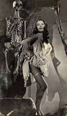 oldtimeerotica: I’ve got a bone to pick with you! Celebrate Halloween with Oldtimeerotica all 