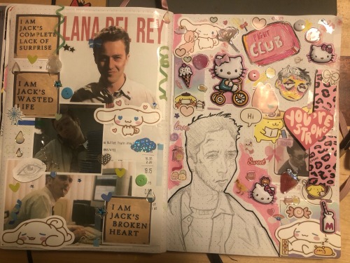 HEYY AMAZING FIGHT CLUB PEOPLEEE HERES A SKETCHBOOK SPREAD MWAH