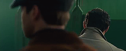 claracivry:  #hardcore spy cuddling also check out Illya’s butt in the fifth gif