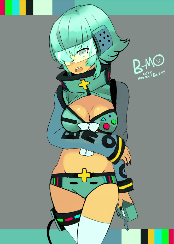 hopebiscuit:  It’s B-MO!! or Bmoe. Just a concept doodle. I think bmo is my fav