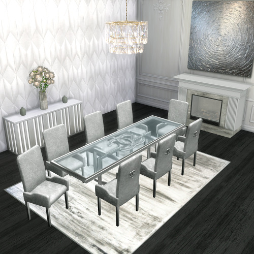 | CHANEL LUXE DINING SET | So here is our &lsquo;Chanel&rsquo; inspired dining set ✨One of a