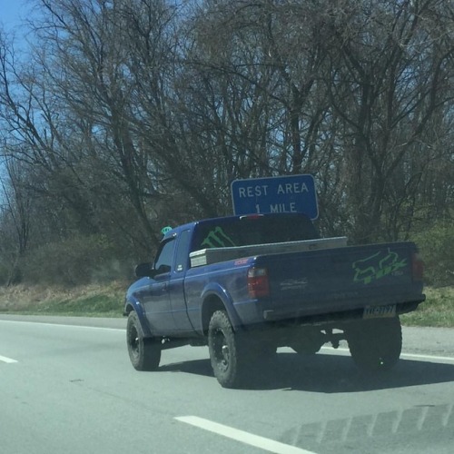 Saw this yesterday too. #coolcarsaroundcarlisle #amazingcars247 #offroad #foxracing #monsterenergy #