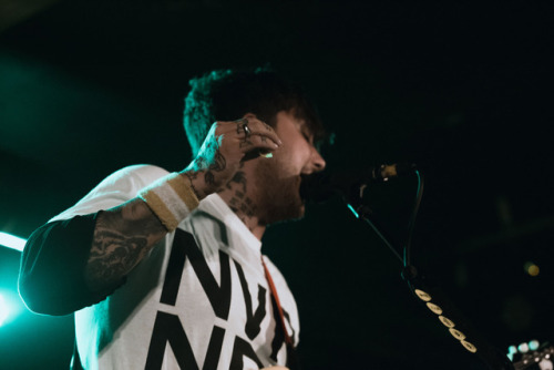 callmeblake: Frank Iero and The Patience at The Garage, Aberdeen, Scotland, United Kingdom - Octob