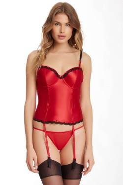 lingeriesexytime:  Promise Bustier with G-String ThongShop for more like this on Wantering!
