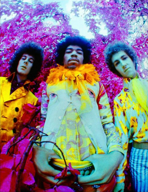 babeimgonnaleaveu:   The Jimi Hendrix Experience photographed by Karl Ferris, 1967.