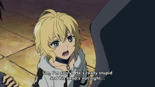 Watching Owari no Seraph ep1 like