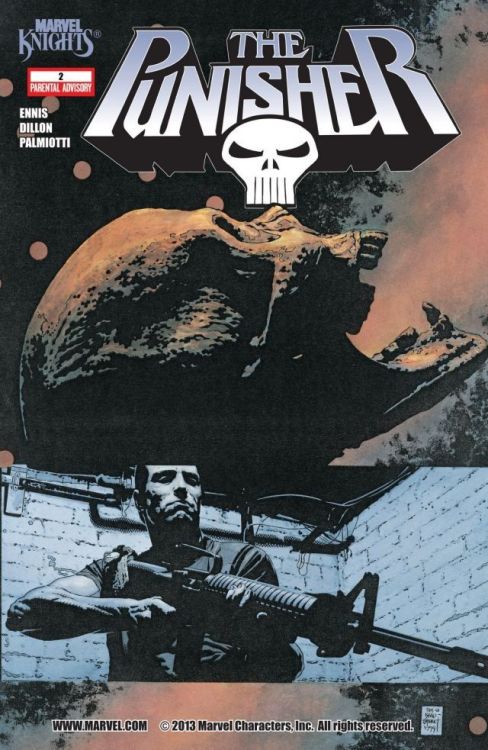 The Punisher (2000-2001) #1-6 covers by Tim Bradstreet.This Punisher story is a great place to start