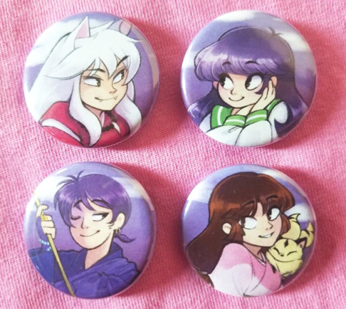 Hey guys! I finished my buttons, they’re up on my Etsy right now and you can also get them at my boo