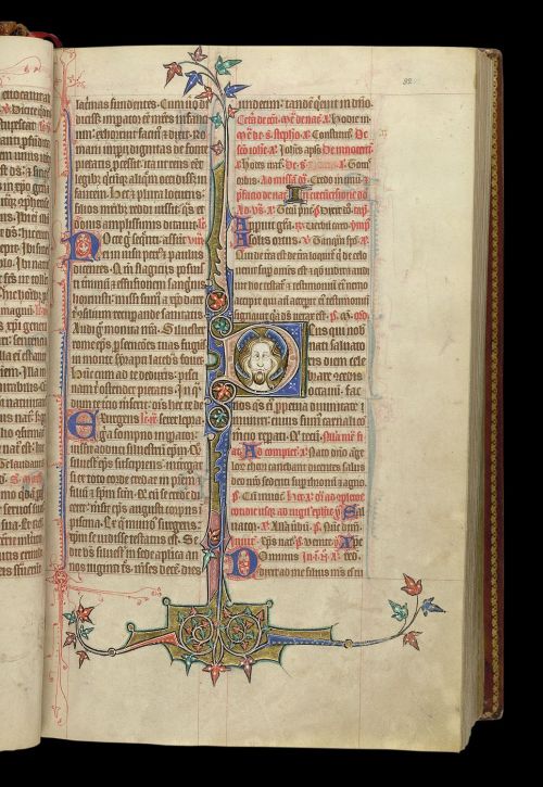 jothelibrarian: Pretty medieval manuscript of the day is a leaf from the Stowe Breviary. This page h