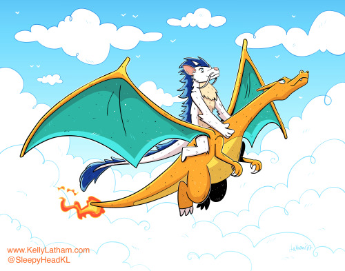 A Charizard commission from Furry Weekend Atlanta I love doing Furry commissions, and I love doing  