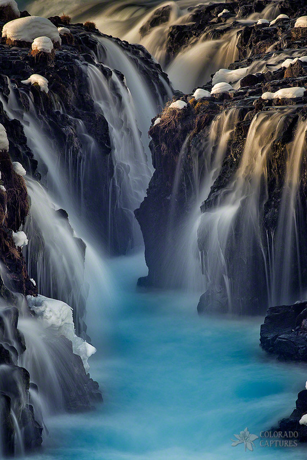 radivs:  'Waterfall Blues' by Mike Berenson - Colorado Captures