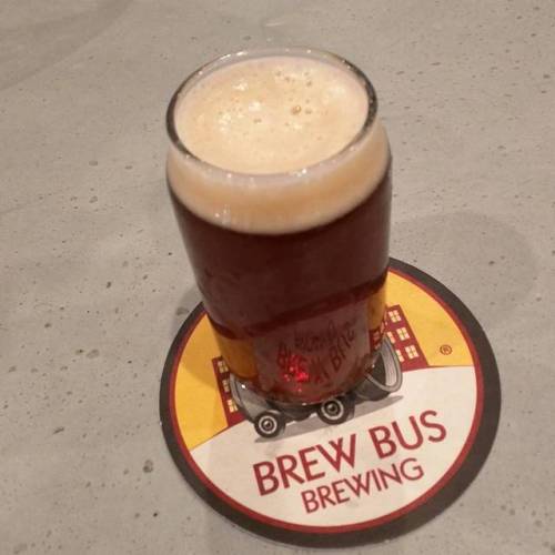 Peanut butter raspberry brown ale? #whynot #tampabaybeerweek #brewbus (at Florida Avenue Brewing Co)