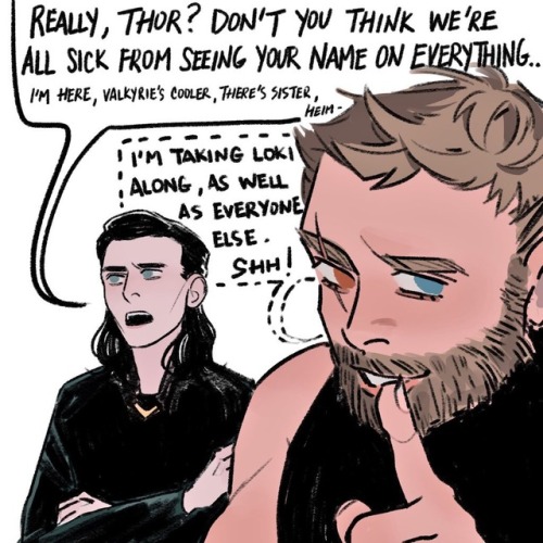thortourszine: Can’t get enough of Thor and the gang? Thor Tours Zine is a potential art zine based 