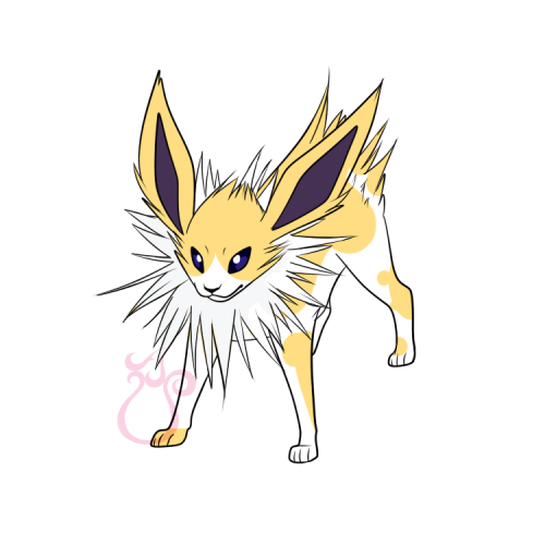 cheeziesart:  I had an idea for pied eeveelutions and wondered what they’d look like. Shinies are here 