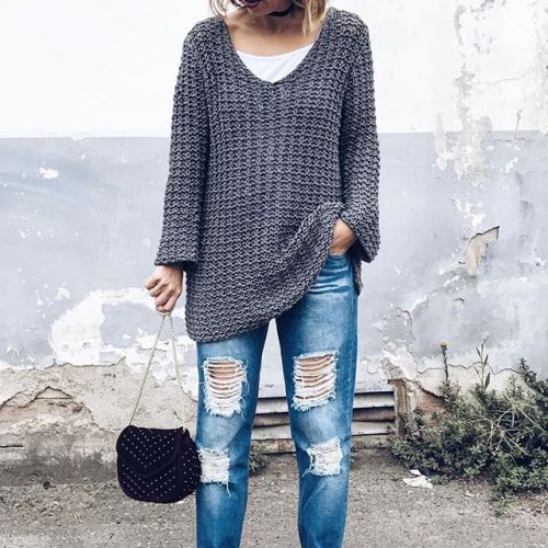 dresslily-official: Chic or not 【Find the jeans here】&gt;&gt;&gt;&gt; More here  @dresslily-officia