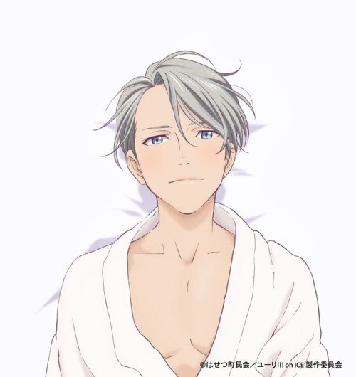 randomsplashes:i’ve seen god and it’s victor nikiforov lying in bed with rumpled clothes showing o