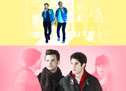 hale-obrien:  colcrissfer requested: “Chris/Darren + palette #91”  “One of the first days on t