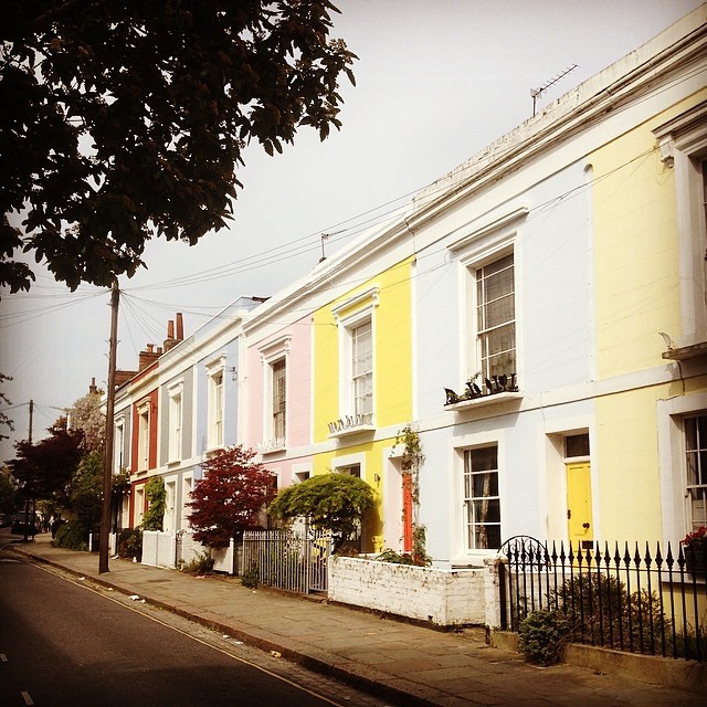 Pretty pastels of Kentish Town (at Leverton Stores)