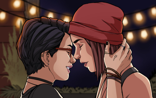 lifeisstrange-blog:  Here’s a lovely moment of Alex and Steph captured in this piece of artwor