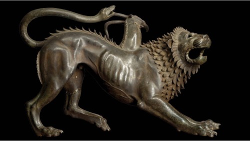 kutxx:3.Chimera of Arezzo5th century B.C., bronze, Museo Archeologico Nazionale, Florence