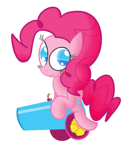 dr-halls-secret-laboratory:  That party cannon turned out like dog turds on a horrible summer evening, but Pinkie turned out alright.   x3!