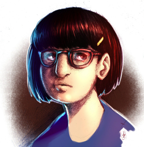 spider-in-a-tupperware:  This time tried to draw Tina.. it didn’t come out very well.. ;c