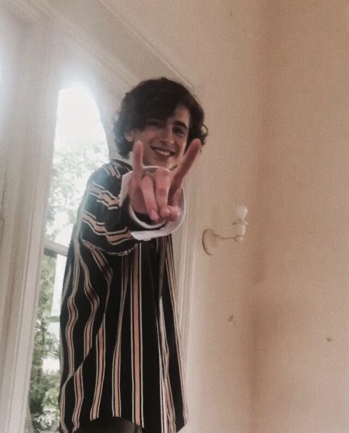sweetimothee:timothée in the tower at chez blum (x)