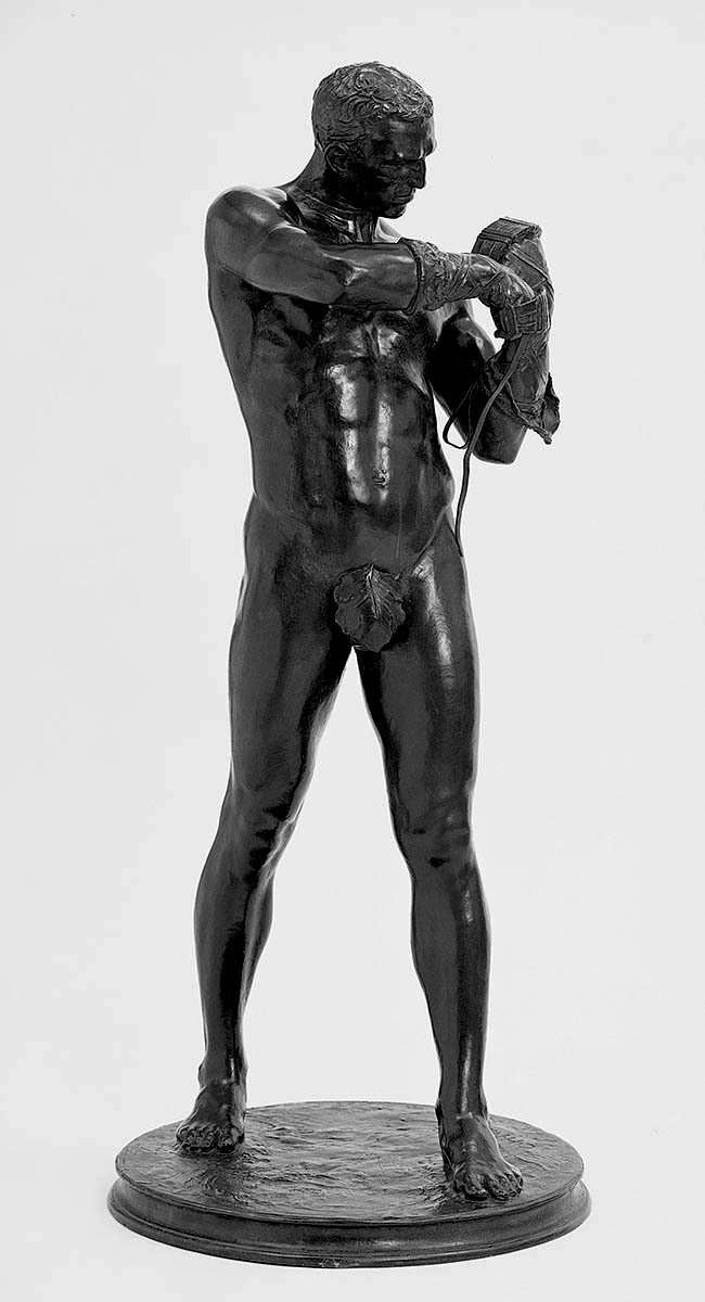 stonemen:Charles Henry Niehaus. Caestus. 1833-35, cast 1910. Bronze. MET. New York