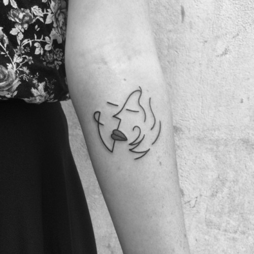 [ Contemporary ]By Carlo Amen [https://www.instagram.com/carloamen]Les maux bleus tattoo studio – Pa